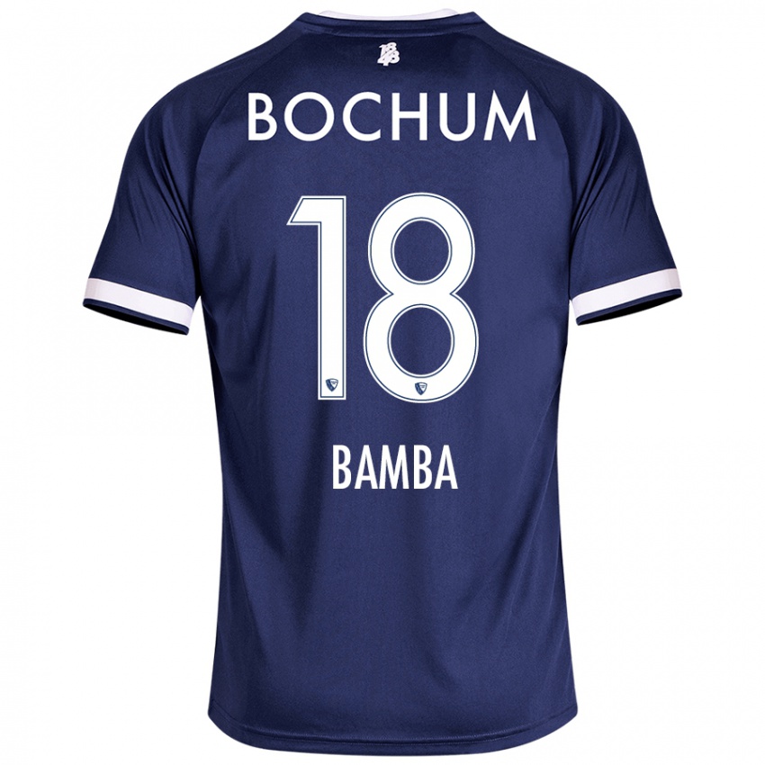 Niño Camiseta Samuel Bamba #18 Azul Oscuro 1ª Equipación 2024/25 La Camisa Argentina