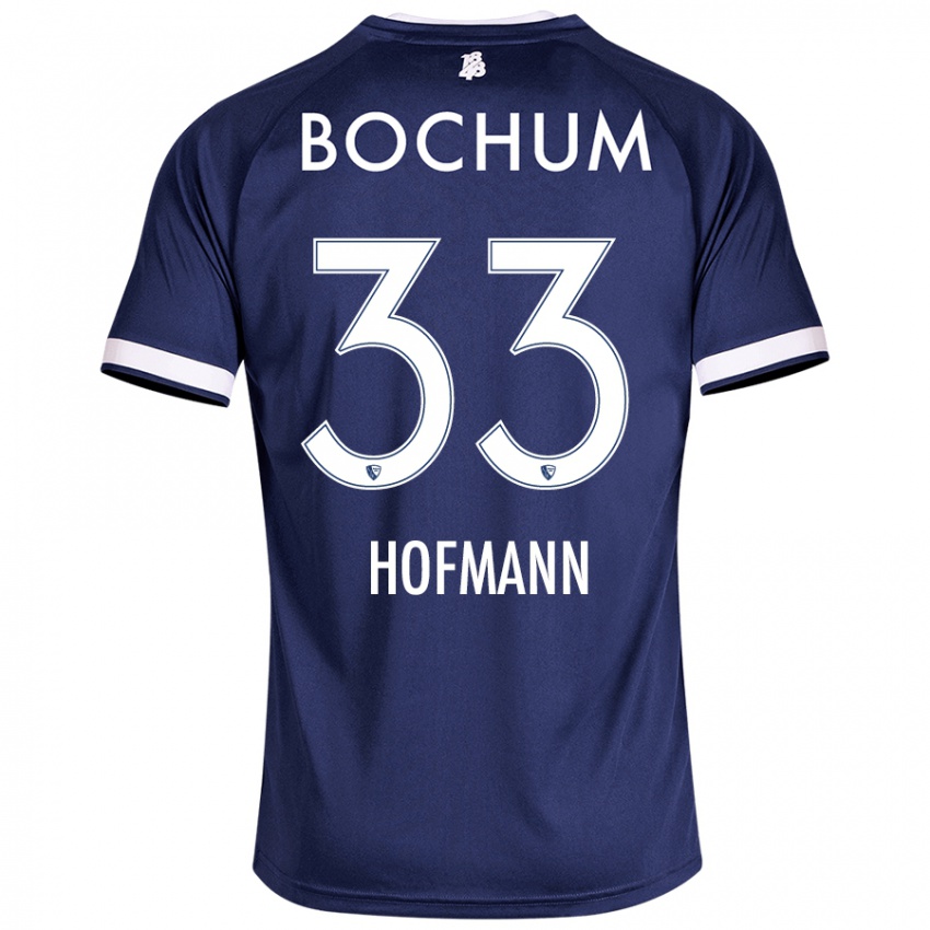 Niño Camiseta Philipp Hofmann #33 Azul Oscuro 1ª Equipación 2024/25 La Camisa Argentina