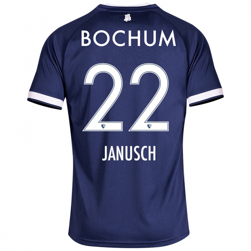 Niño Camiseta Thees Janusch #22 Azul Oscuro 1ª Equipación 2024/25 La Camisa Argentina