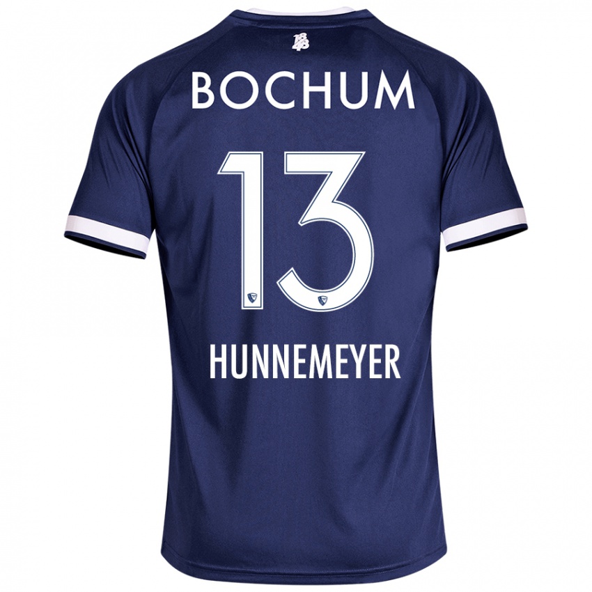 Niño Camiseta Maja Hünnemeyer #13 Azul Oscuro 1ª Equipación 2024/25 La Camisa Argentina