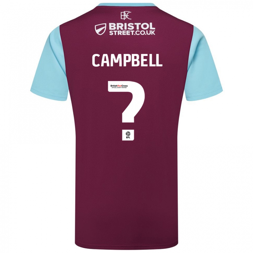 Niño Camiseta Murray Campbell #0 Borgoña Azul Cielo 1ª Equipación 2024/25 La Camisa Argentina