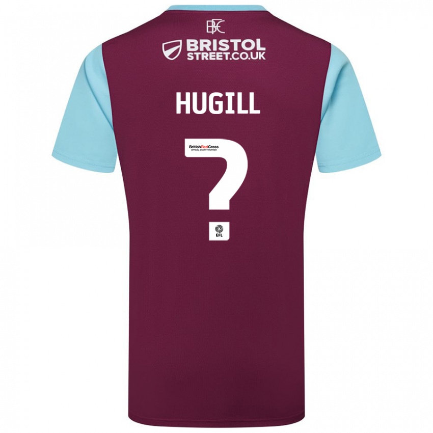 Niño Camiseta Will Hugill #0 Borgoña Azul Cielo 1ª Equipación 2024/25 La Camisa Argentina