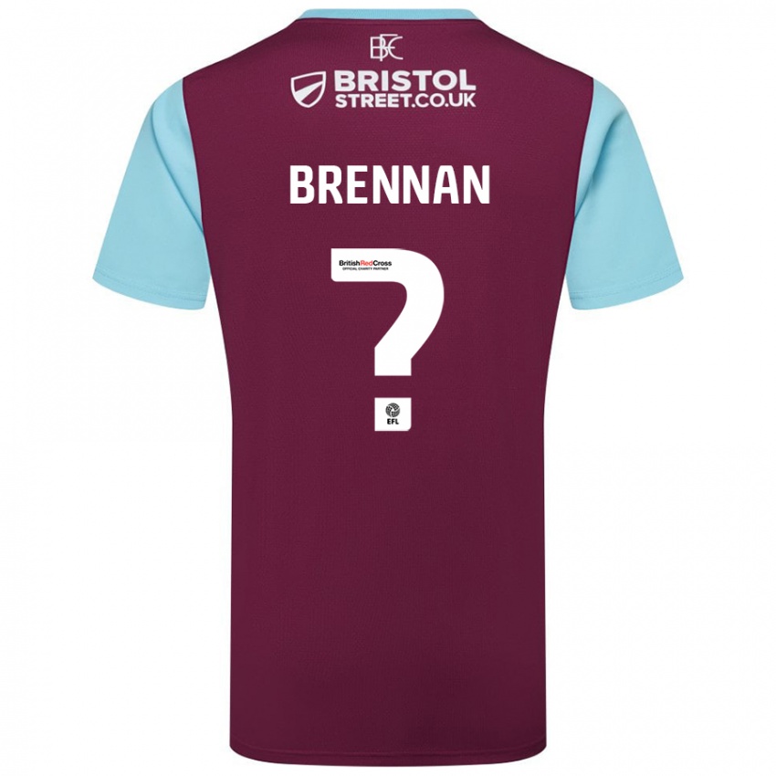 Niño Camiseta Corey Brennan #0 Borgoña Azul Cielo 1ª Equipación 2024/25 La Camisa Argentina