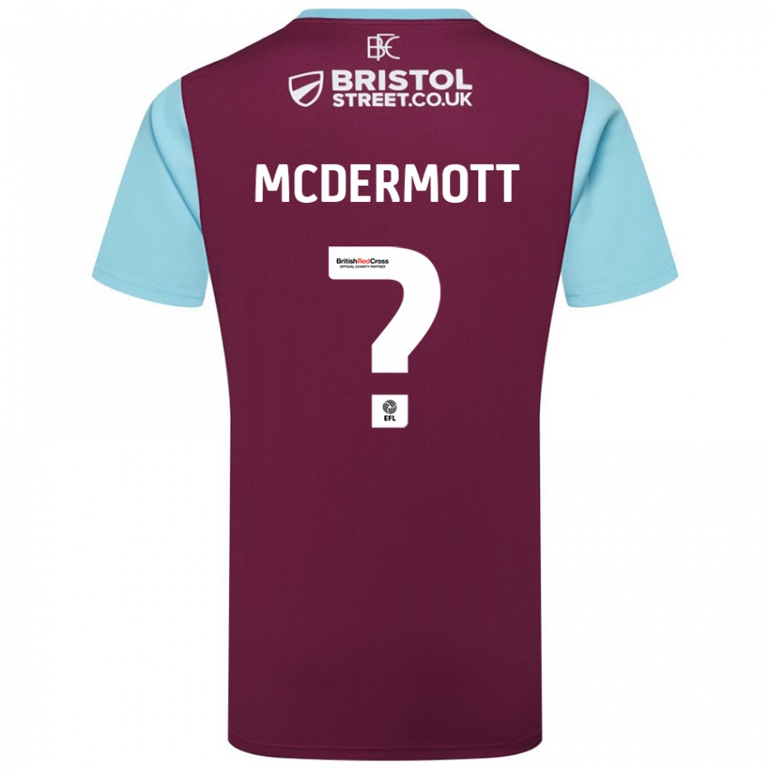 Niño Camiseta Tommy Mcdermott #0 Borgoña Azul Cielo 1ª Equipación 2024/25 La Camisa Argentina