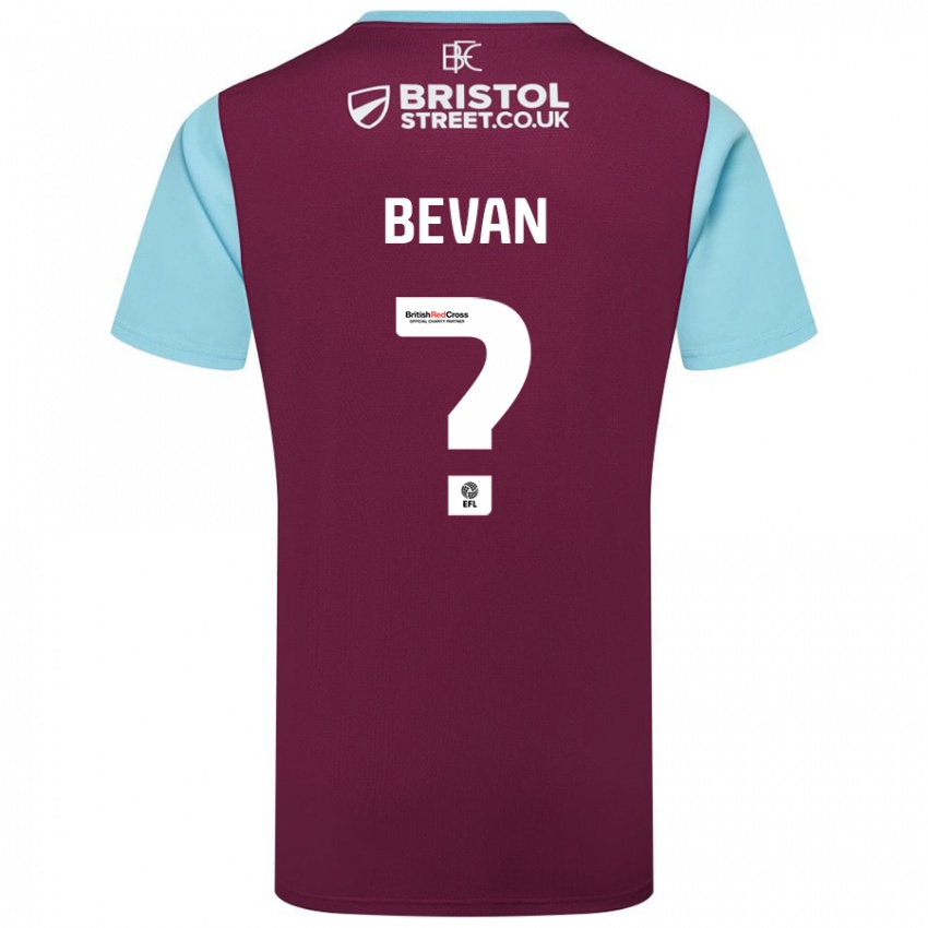 Niño Camiseta Joe Bevan #0 Borgoña Azul Cielo 1ª Equipación 2024/25 La Camisa Argentina