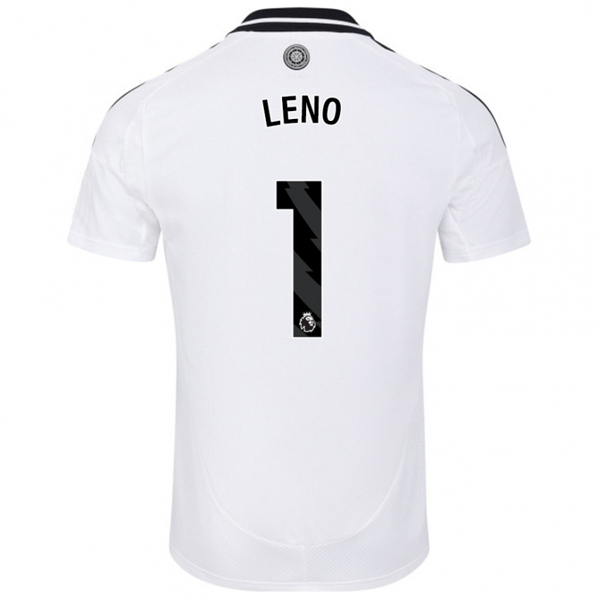 Niño Camiseta Bernd Leno #1 Blanco 1ª Equipación 2024/25 La Camisa Argentina