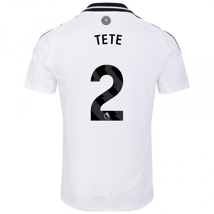 Niño Camiseta Kenny Tete #2 Blanco 1ª Equipación 2024/25 La Camisa Argentina