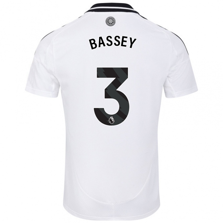 Niño Camiseta Calvin Bassey #3 Blanco 1ª Equipación 2024/25 La Camisa Argentina