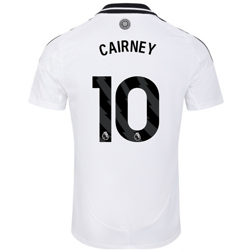 Niño Camiseta Tom Cairney #10 Blanco 1ª Equipación 2024/25 La Camisa Argentina