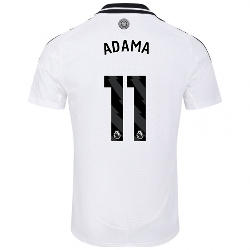 Niño Camiseta Adama Traoré #11 Blanco 1ª Equipación 2024/25 La Camisa Argentina