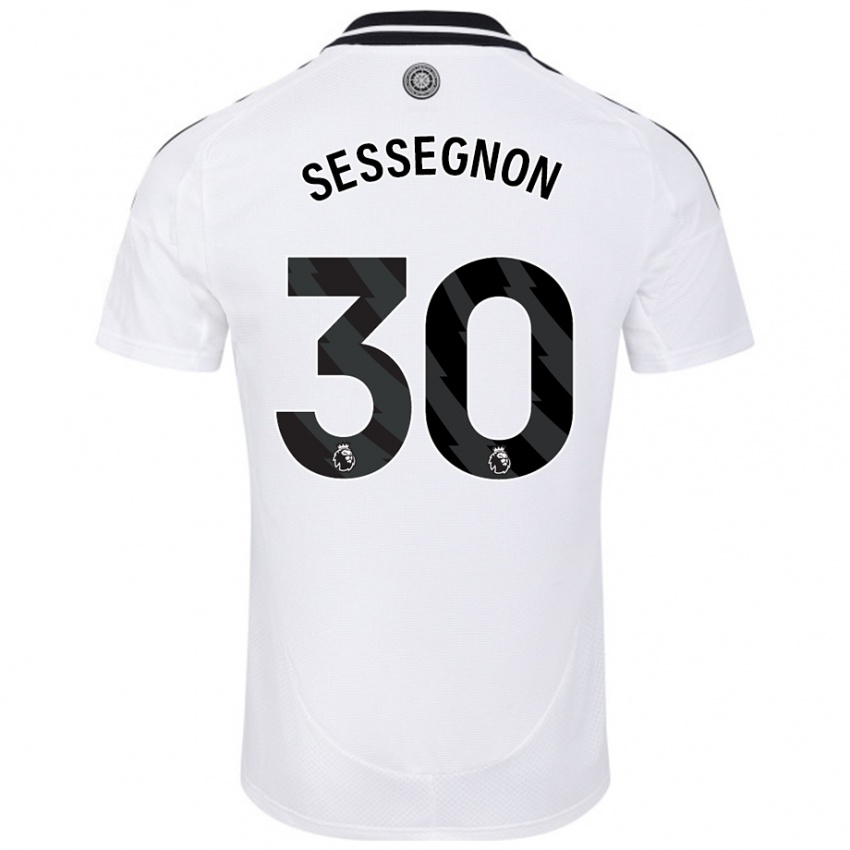 Niño Camiseta Ryan Sessegnon #30 Blanco 1ª Equipación 2024/25 La Camisa Argentina