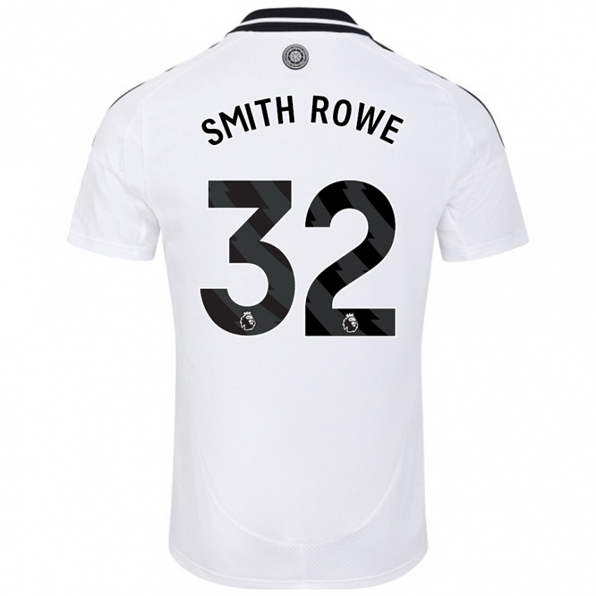 Niño Camiseta Emile Smith Rowe #32 Blanco 1ª Equipación 2024/25 La Camisa Argentina