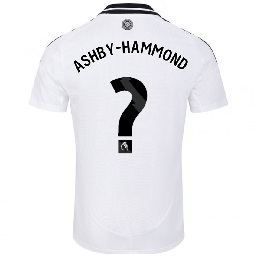 Niño Camiseta Luca Ashby-Hammond #0 Blanco 1ª Equipación 2024/25 La Camisa Argentina