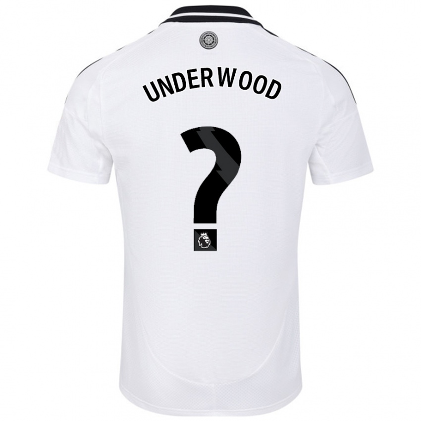 Niño Camiseta Marco Underwood #0 Blanco 1ª Equipación 2024/25 La Camisa Argentina