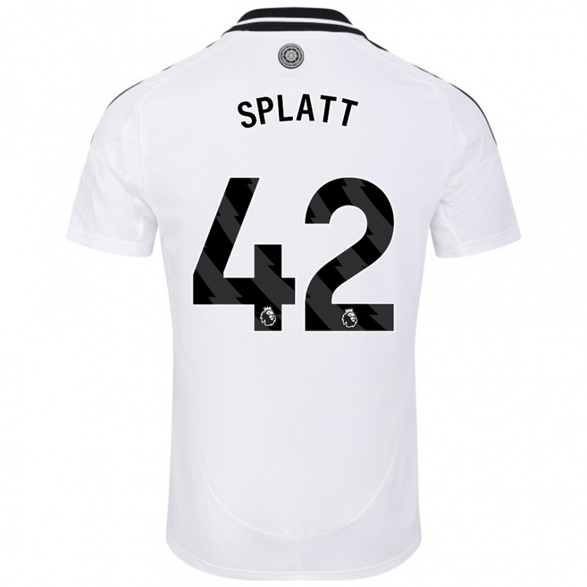 Niño Camiseta Delano Splatt #42 Blanco 1ª Equipación 2024/25 La Camisa Argentina