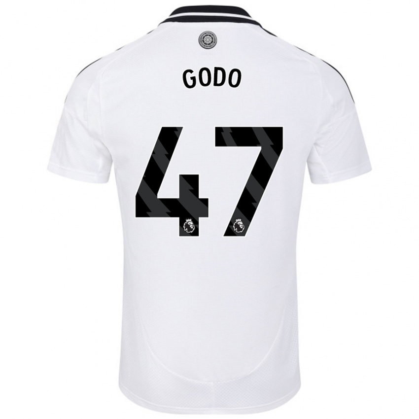 Niño Camiseta Martial Godo #47 Blanco 1ª Equipación 2024/25 La Camisa Argentina