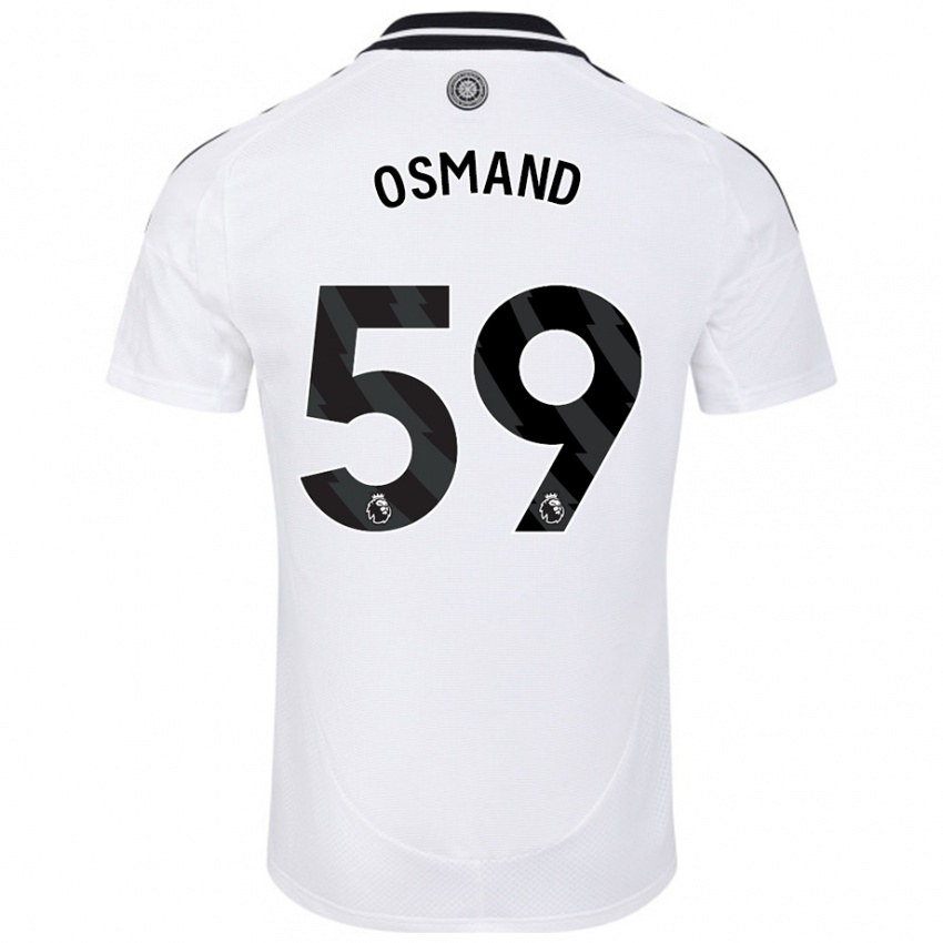 Niño Camiseta Callum Osmand #59 Blanco 1ª Equipación 2024/25 La Camisa Argentina