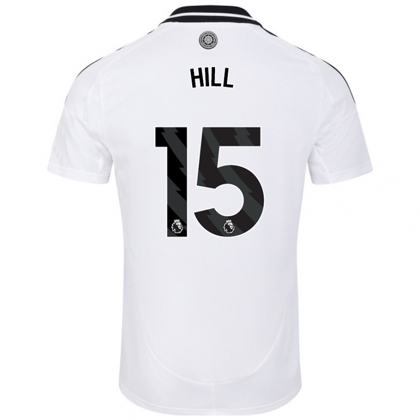 Niño Camiseta Anisha Hill #15 Blanco 1ª Equipación 2024/25 La Camisa Argentina