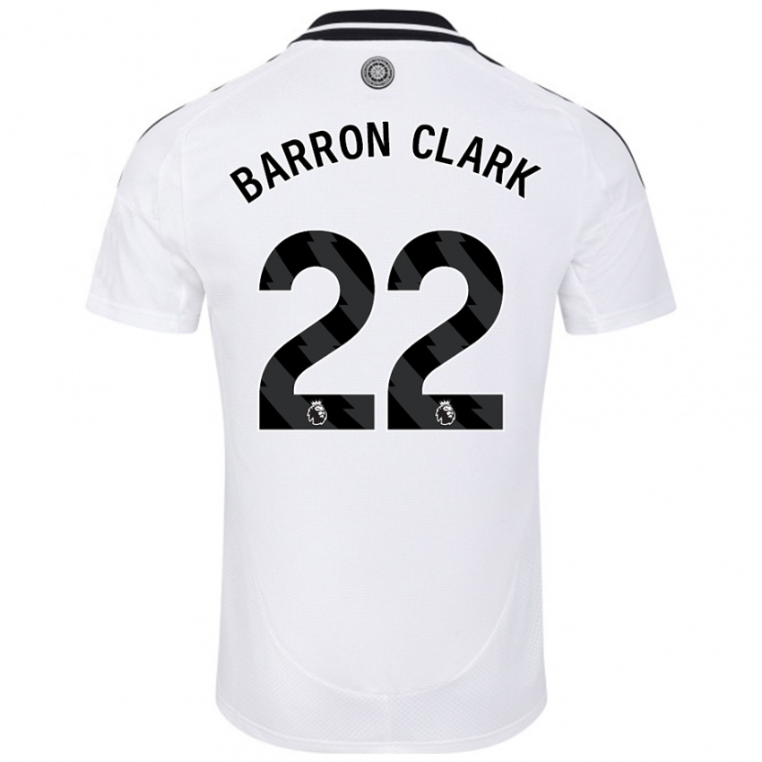 Niño Camiseta Betty Barron-Clark #22 Blanco 1ª Equipación 2024/25 La Camisa Argentina