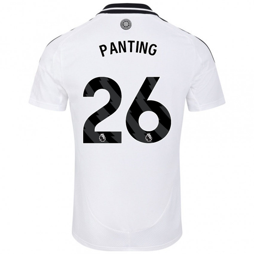 Niño Camiseta Rachel Panting #26 Blanco 1ª Equipación 2024/25 La Camisa Argentina