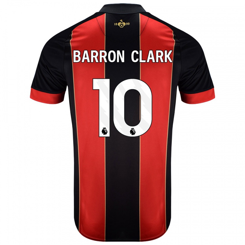 Niño Camiseta Molly Barron-Clark #10 Rojo Negro 1ª Equipación 2024/25 La Camisa Argentina