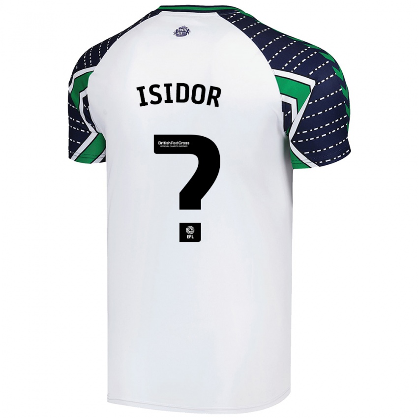 Niño Camiseta Wilson Isidor #0 Blanco 2ª Equipación 2024/25 La Camisa Argentina