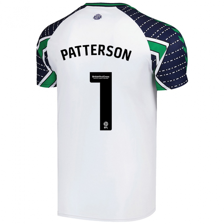 Niño Camiseta Anthony Patterson #1 Blanco 2ª Equipación 2024/25 La Camisa Argentina