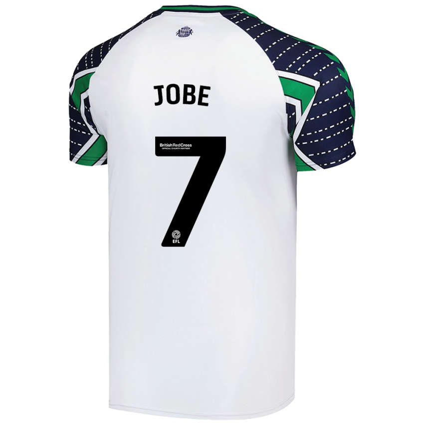 Niño Camiseta Jobe Bellingham #7 Blanco 2ª Equipación 2024/25 La Camisa Argentina