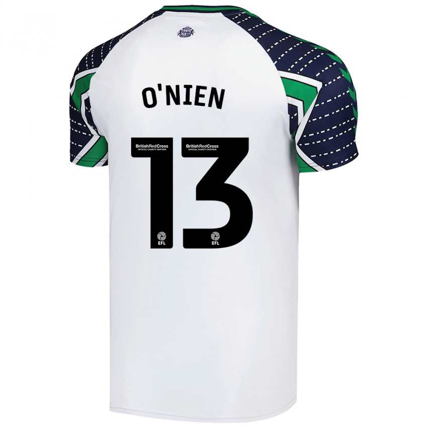 Niño Camiseta Luke O'nien #13 Blanco 2ª Equipación 2024/25 La Camisa Argentina