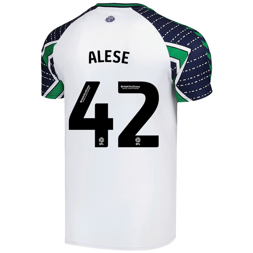 Niño Camiseta Aji Alese #42 Blanco 2ª Equipación 2024/25 La Camisa Argentina