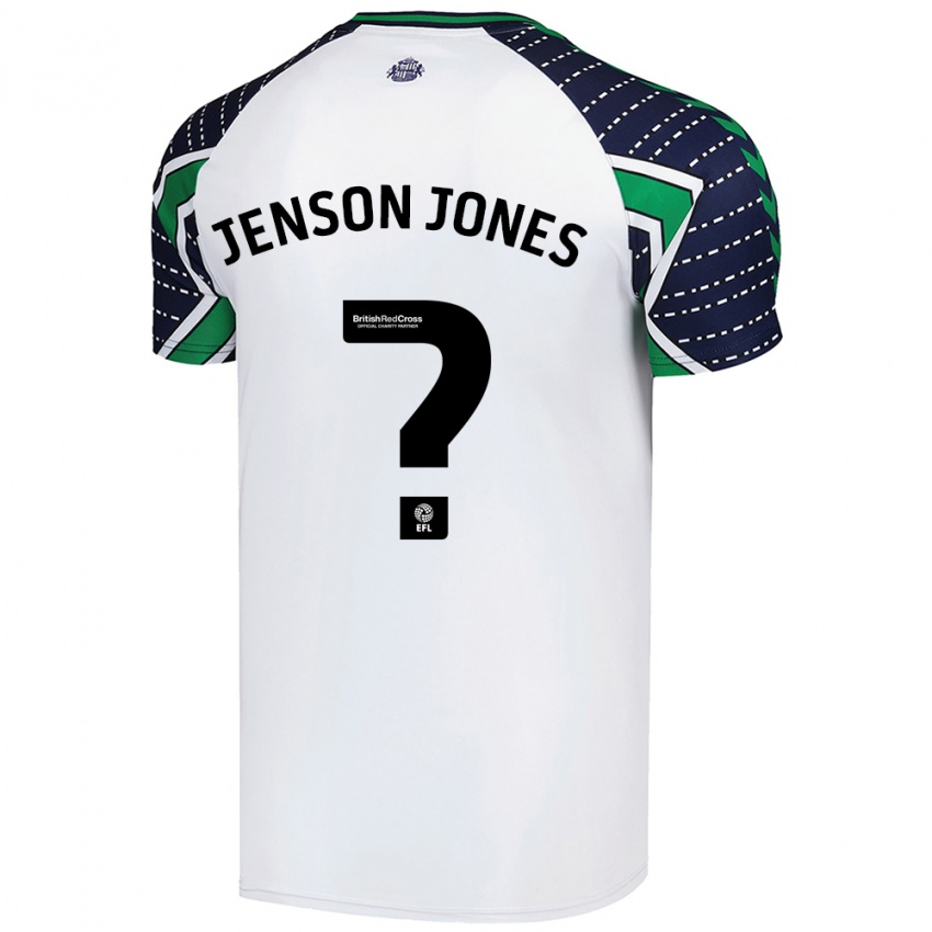 Niño Camiseta Jenson Jones #0 Blanco 2ª Equipación 2024/25 La Camisa Argentina