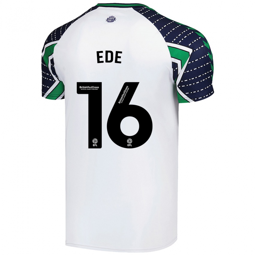 Niño Camiseta Grace Ede #16 Blanco 2ª Equipación 2024/25 La Camisa Argentina