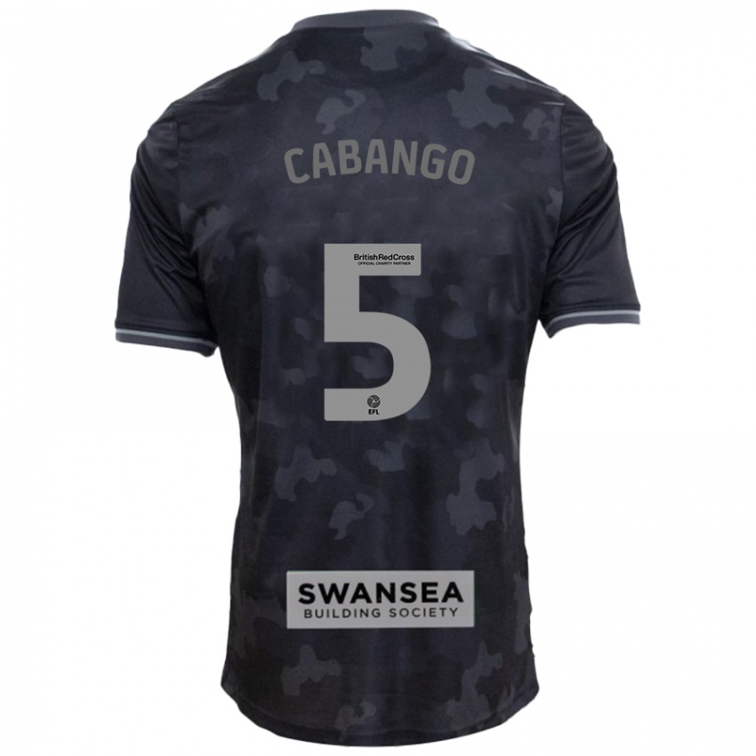 Niño Camiseta Ben Cabango #5 Negro 2ª Equipación 2024/25 La Camisa Argentina