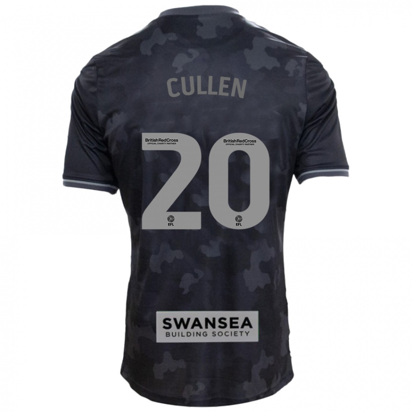 Niño Camiseta Liam Cullen #20 Negro 2ª Equipación 2024/25 La Camisa Argentina