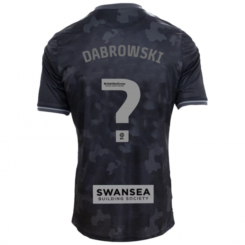 Niño Camiseta Sebastian Dabrowski #0 Negro 2ª Equipación 2024/25 La Camisa Argentina