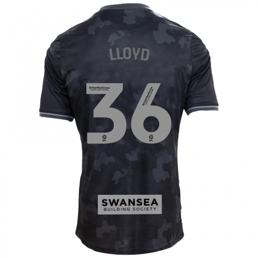 Niño Camiseta Ben Lloyd #36 Negro 2ª Equipación 2024/25 La Camisa Argentina