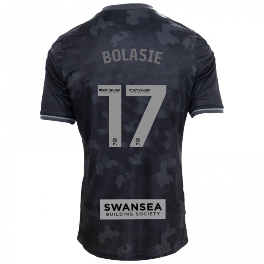 Niño Camiseta Yannick Bolasie #17 Negro 2ª Equipación 2024/25 La Camisa Argentina