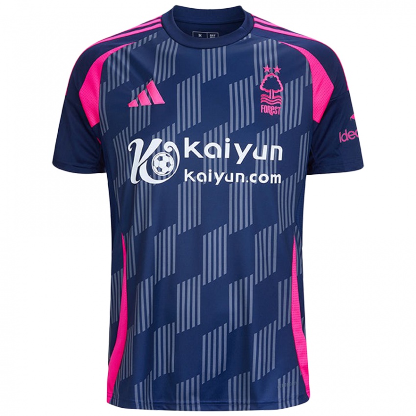 Niño Camiseta Freya Thomas #17 Azul Real Rosa 2ª Equipación 2024/25 La Camisa Argentina