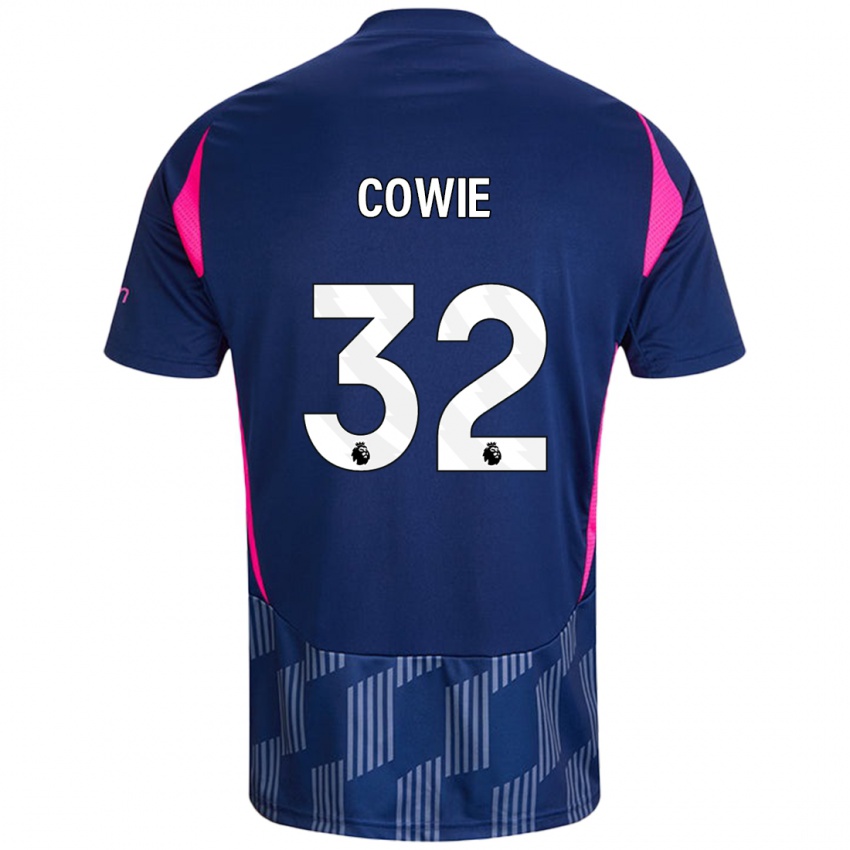 Niño Camiseta Abi Cowie #32 Azul Real Rosa 2ª Equipación 2024/25 La Camisa Argentina