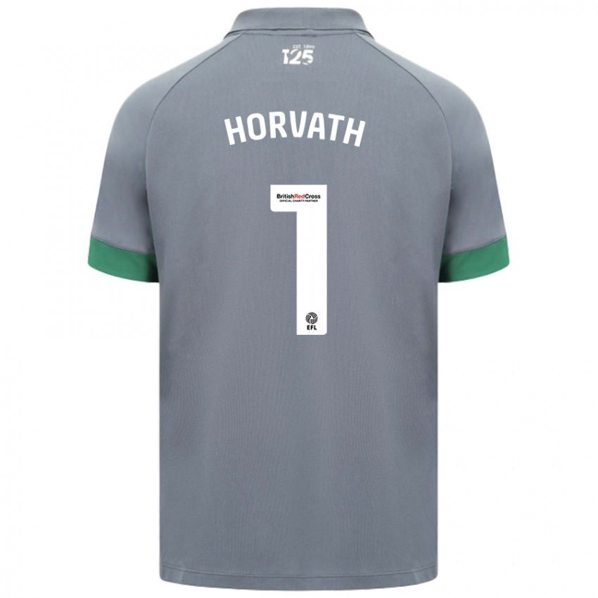 Niño Camiseta Ethan Horvath #1 Gris Oscuro 2ª Equipación 2024/25 La Camisa Argentina