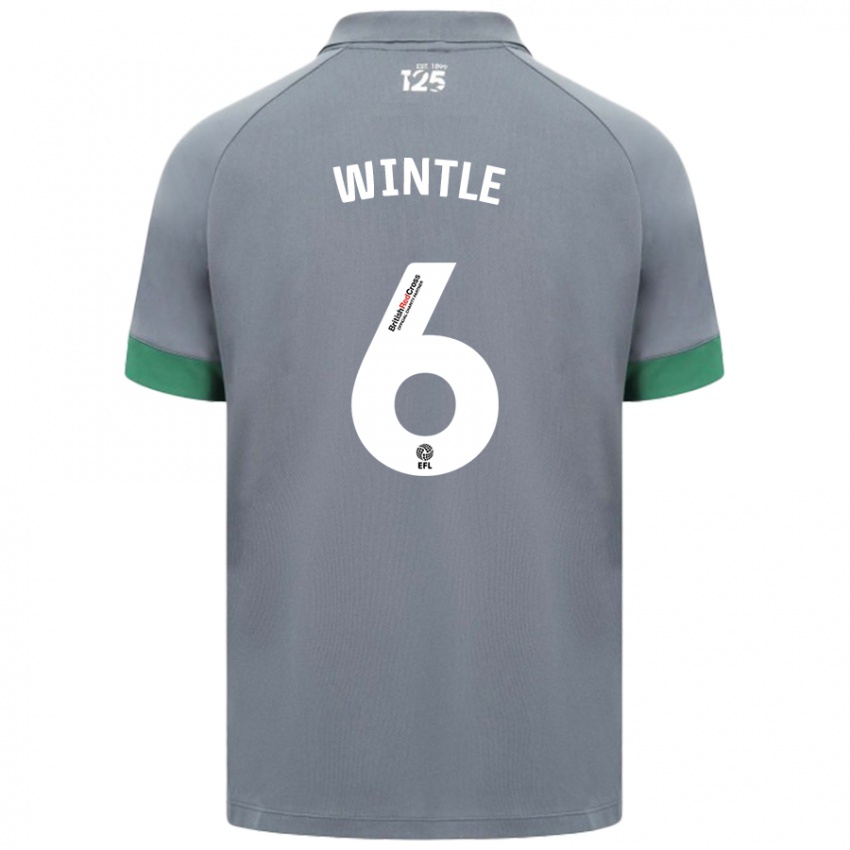 Niño Camiseta Ryan Wintle #6 Gris Oscuro 2ª Equipación 2024/25 La Camisa Argentina