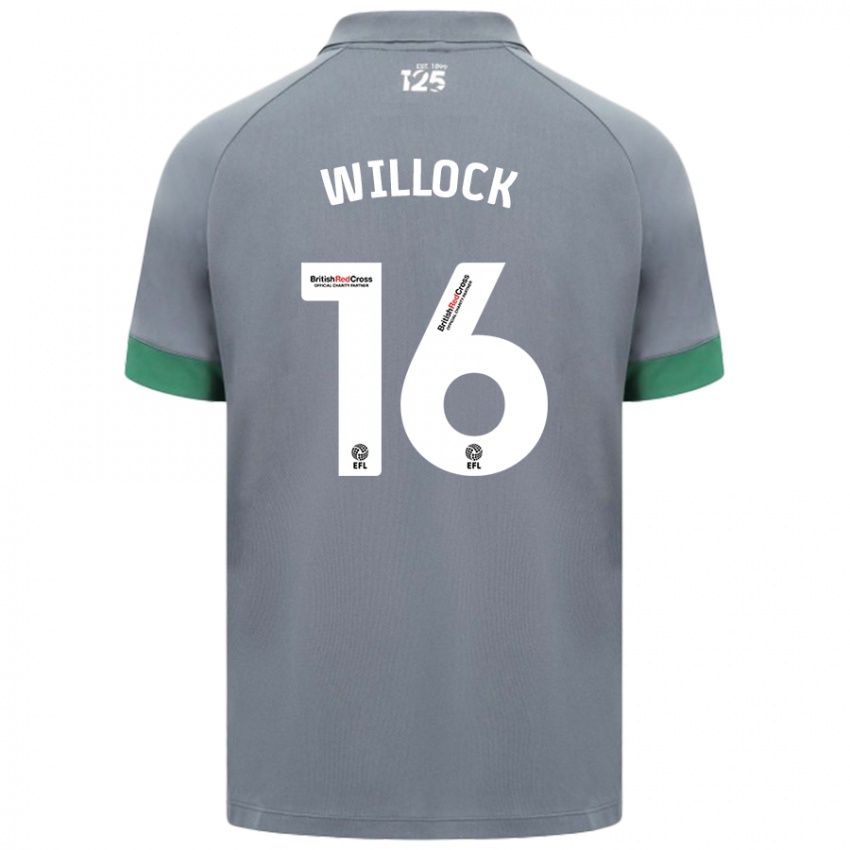 Niño Camiseta Chris Willock #16 Gris Oscuro 2ª Equipación 2024/25 La Camisa Argentina