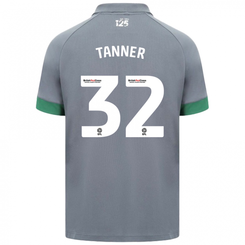 Niño Camiseta Ollie Tanner #32 Gris Oscuro 2ª Equipación 2024/25 La Camisa Argentina