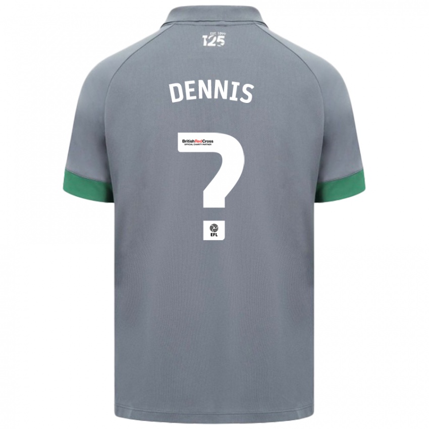 Niño Camiseta Jake Dennis #0 Gris Oscuro 2ª Equipación 2024/25 La Camisa Argentina