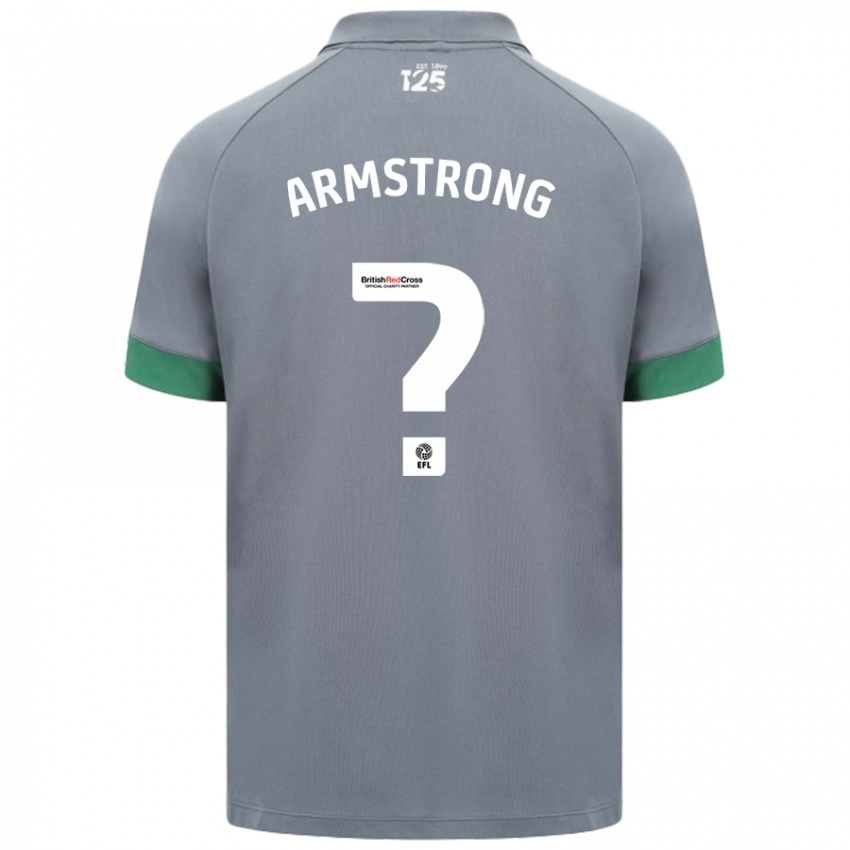 Niño Camiseta Luke Armstrong #0 Gris Oscuro 2ª Equipación 2024/25 La Camisa Argentina