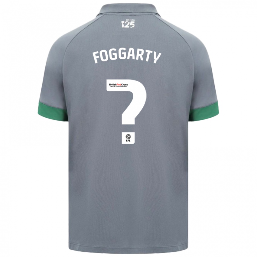 Niño Camiseta Corey Foggarty #0 Gris Oscuro 2ª Equipación 2024/25 La Camisa Argentina