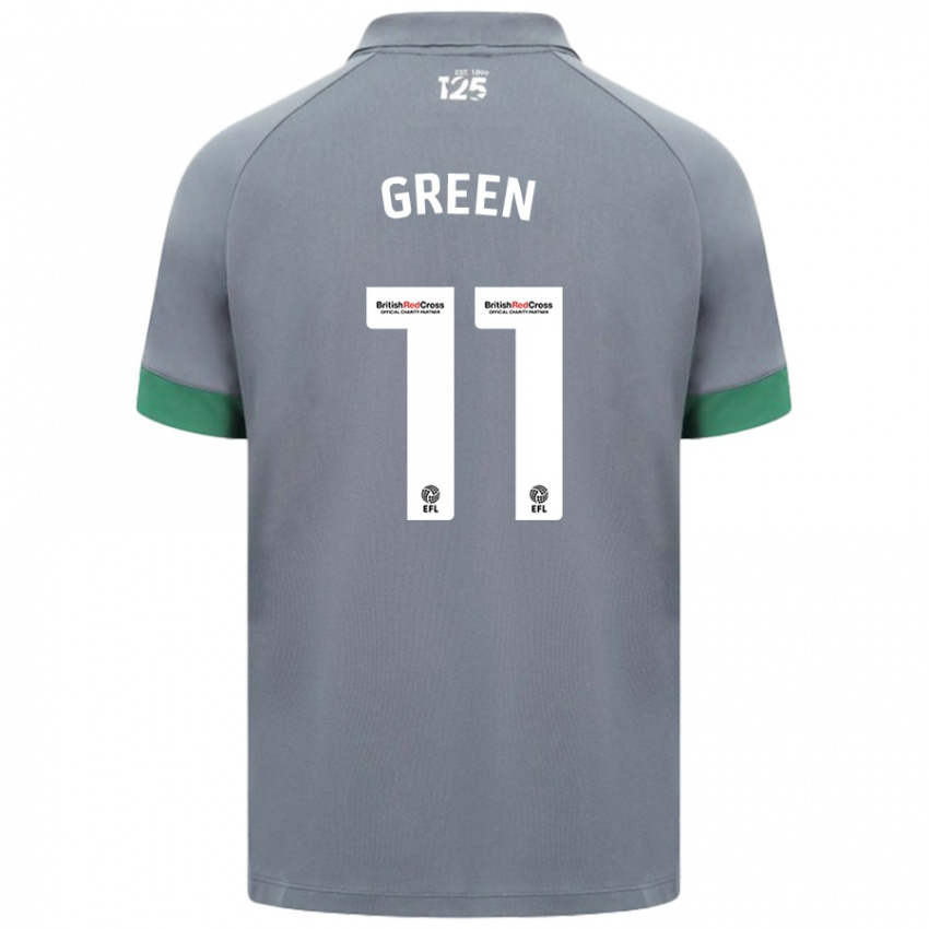 Niño Camiseta Danielle Green #11 Gris Oscuro 2ª Equipación 2024/25 La Camisa Argentina