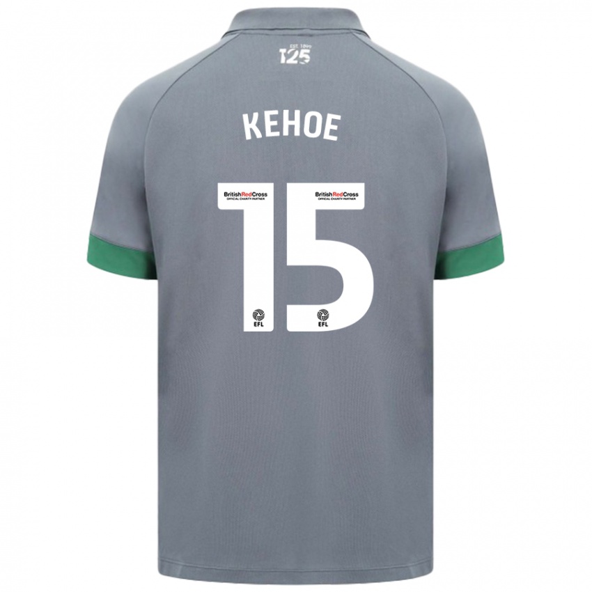 Niño Camiseta Molly Kehoe #15 Gris Oscuro 2ª Equipación 2024/25 La Camisa Argentina