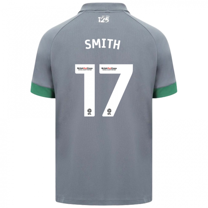 Niño Camiseta Hollie Smith #17 Gris Oscuro 2ª Equipación 2024/25 La Camisa Argentina