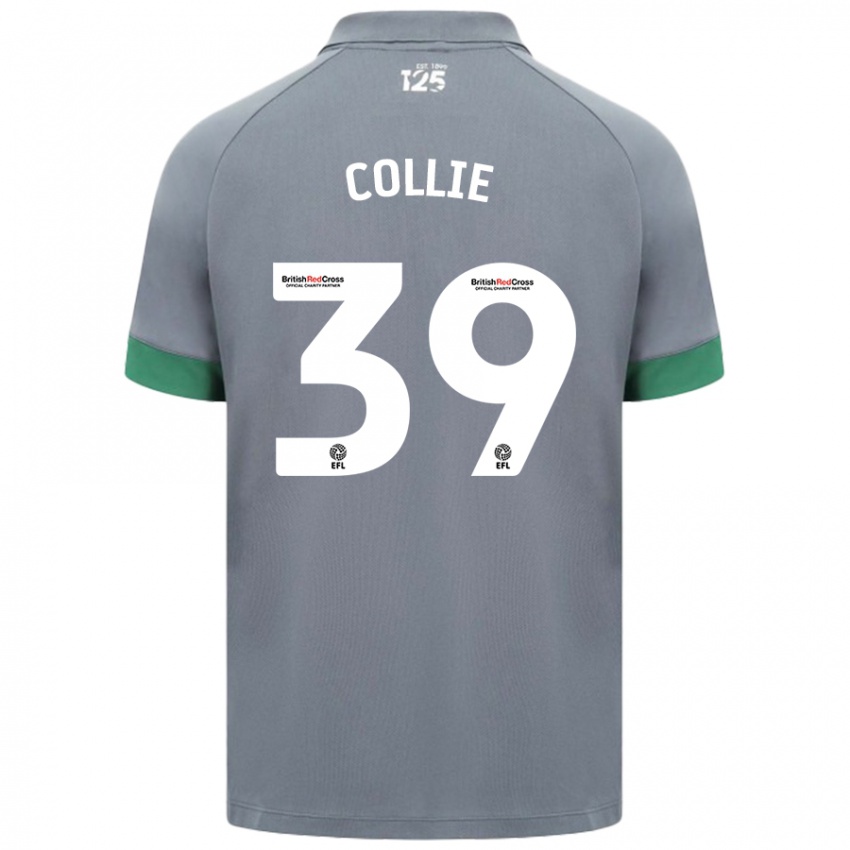 Niño Camiseta Eliza Collie #39 Gris Oscuro 2ª Equipación 2024/25 La Camisa Argentina